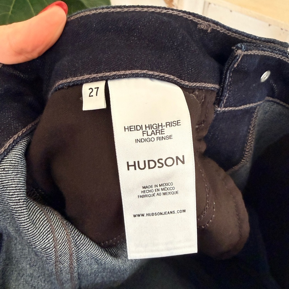 NWT Hudson Jeans Heidi High Rise Flare Size 27 - Picture 5 of 5